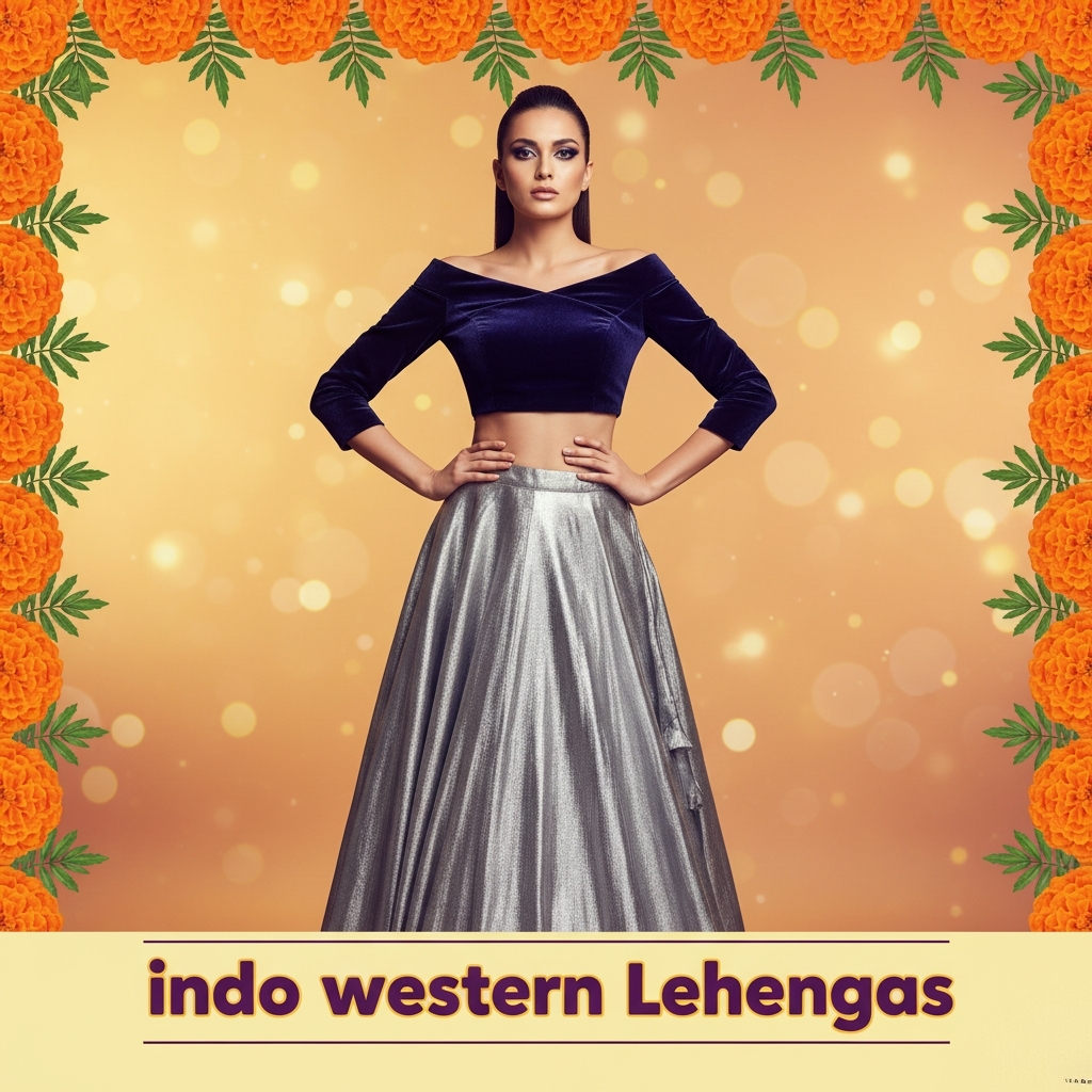 Indo  Western Lehengas